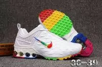 nike reax run 2020 reax femmes heel technology rainbow logo white